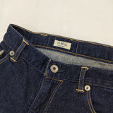 DMG 11-163C セルヴィッチワンウォッシュデニムパンツ サイズM ジーンズ デニムパンツ ネイビー レディース ディーエムジー/ドミンゴ【中古】5-1103G∞