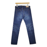 DMG 11-156A ダメージ加工 ジーンズ デニムパンツ ブルー レディース ディーエムジー/ドミンゴ【中古】5-1103G∞