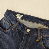 DMG 11-156A ダメージ加工 ジーンズ デニムパンツ ブルー レディース ディーエムジー/ドミンゴ【中古】5-1103G∞