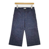 style+confort クロップド ジーンズ デニムパンツ ブルー レディース スティールエコンフォール【中古】5-1103G∞