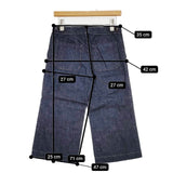 style+confort クロップド ジーンズ デニムパンツ ブルー レディース スティールエコンフォール【中古】5-1103G∞