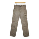 caqu コットン カーゴパンツ カーキ系 レディース サキュウ【中古】5-1103G∞