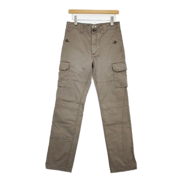 caqu コットン カーゴパンツ カーキ系 レディース サキュウ【中古】5-1103G∞