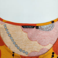 marimekko KATIE サイズM チュニック ワンピース オレンジ レディース マリメッコ【中古】5-0809S♪