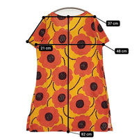 marimekko KATIE サイズM チュニック ワンピース オレンジ レディース マリメッコ【中古】5-0809S♪