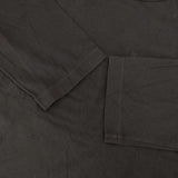 MHL. 595-8169570 ポケット ロゴプリント 長袖Ｔシャツ カットソー ロンＴ ブラック レディース エムエイチエル【中古】5-1103M∞