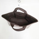 Herve Chapelier 705GPコーテッドキャンバススクエアトートL A4サイズ マスティック×モカ トートバッグ ベージュ ブラウン レディース エルベ・シャプリエ【中古】5-1015G∞