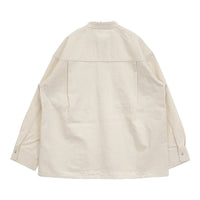 GALLARDAGALANTE 未使用 デニムスキッパーシャツ プルオーバー 定価27500円 長袖 25SS アイボリー レディース ガリャルダガランテ【中古】5-0731M♪