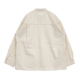 GALLARDAGALANTE 未使用 デニムスキッパーシャツ プルオーバー 定価27500円 長袖 25SS アイボリー レディース ガリャルダガランテ【中古】5-0731M♪