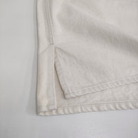 GALLARDAGALANTE 未使用 デニムスキッパーシャツ プルオーバー 定価27500円 長袖 25SS アイボリー レディース ガリャルダガランテ【中古】5-0731M♪