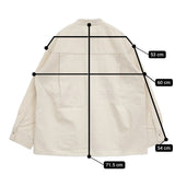 GALLARDAGALANTE 未使用 デニムスキッパーシャツ プルオーバー 定価27500円 長袖 25SS アイボリー レディース ガリャルダガランテ【中古】5-0731M♪