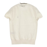 POLO RALPH LAUREN 新品 コットンブレンドショートスリーブ サイズXS ニット ホワイト レディース ポロ・ラルフローレン【中古】5-0731S♪
