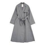 Spick and Span Noble ライトフルクロスチェスター Aラインコート ベルト付き コート 23SS グレー レディース スピック＆スパン ノーブル【中古】5-1103M∞