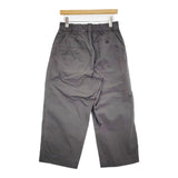 MHL. 595-3143505 サイズ2 FINE COMPACT COTTON POPLIN TROUSERS パンツ 23SS チャコールグレー レディース エムエイチエル【中古】5-1018M♪