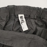 MHL. 595-3143505 サイズ2 FINE COMPACT COTTON POPLIN TROUSERS パンツ 23SS チャコールグレー レディース エムエイチエル【中古】5-1018M♪