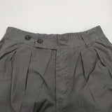 MHL. 595-3143505 サイズ2 FINE COMPACT COTTON POPLIN TROUSERS パンツ 23SS チャコールグレー レディース エムエイチエル【中古】5-1018M♪