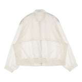 BEAMS HEART バックヨークシアーブルゾン 43-18-0085-819 定価8690円 ブルゾン 25SS アイボリー レディース ビームスハート【中古】5-0731M♪