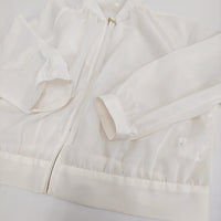 BEAMS HEART バックヨークシアーブルゾン 43-18-0085-819 定価8690円 ブルゾン 25SS アイボリー レディース ビームスハート【中古】5-0731M♪