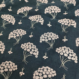 Sally Scott フラワー刺繍 花柄 サイズ9R 五分袖 ハーフスリーブ ブラウス シャツ ブルーグリーン レディース サリースコット【中古】5-0809S♪