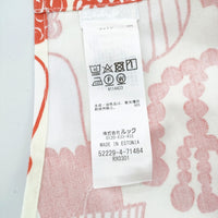 marimekko Puutarhurin parhaat プータルフリンパルハート エプロン イエロー オレンジ レディース マリメッコ【中古】5-0913G◎