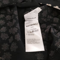 marimekko Puketti プケッティ YKSIN サイズXS 半袖Ｔシャツ カットソー ブラック ベージュ レディース マリメッコ【中古】5-0809S♪