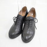 CAMPER レザー ヒール サイズ37 パンプス ブラック レディース カンペール【中古】5-1127G◎