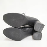 CAMPER レザー ヒール サイズ37 パンプス ブラック レディース カンペール【中古】5-1127G◎