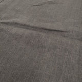 MUYA スリークオータースリーブTシャツ サイズ2 定価12100円 リネンヘンプカットソー ブラウス チャコールグレー レディース ムヤ【中古】5-0809S♪