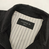 Eternite de Soi-e C/Nウェザーリュードバックハーフロングジャケット 定価36300円 コート ブラック レディース エテルニテ デ ソワ【中古】5-1105M∞