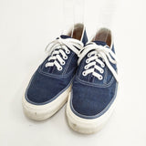 45R/45rpm リネンダックのスニーカー (インディゴ) 定価24200円 サイズ23cm スニーカー ネイビー レディース フォーティーファイブアールピーエム【中古】5-1127G◎
