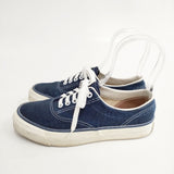 45R/45rpm リネンダックのスニーカー (インディゴ) 定価24200円 サイズ23cm スニーカー ネイビー レディース フォーティーファイブアールピーエム【中古】5-1127G◎