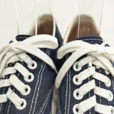 45R/45rpm リネンダックのスニーカー (インディゴ) 定価24200円 サイズ23cm スニーカー ネイビー レディース フォーティーファイブアールピーエム【中古】5-1127G◎