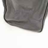 KEI HAYAMA ナイロンレザーコンビ ボストンバッグ トートバッグ ブラック レディース ケイハヤマ【中古】5-1015G∞