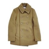 HYKE メルトンウール Pコート サイズ1 182-17157 ピーコート カーキ レディース ハイク【中古】5-1103T♪