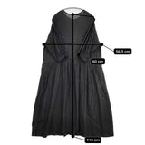 nest Robe 01212-1193 ヘンプバルーンスリーブワンピース 製品染め ワンピース ブラック レディース ネストローブ【中古】5-1105M∞