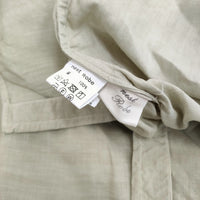 nest Robe 01181-1034 リネンハイカウントバンドカラーシャツ 長袖シャツ ライトグリーン レディース ネストローブ【中古】5-0819M♪
