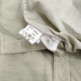 nest Robe 01181-1034 リネンハイカウントバンドカラーシャツ 長袖シャツ ライトグリーン レディース ネストローブ【中古】5-0819M♪