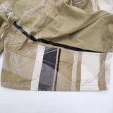 tamaki niime ダックス コットン100％ サルエルパンツ 定価25300円 イージー カーキ ホワイト レディース 玉木新雌/タマキニイメ【中古】5-1018M♪