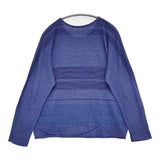 tamaki niime maru t LONG SLEEVES コットン100％ 定価14300円 長袖Tシャツ カットソー ブルー レディース 玉木新雌/タマキニイメ【中古】5-1018M♪