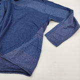 tamaki niime maru t LONG SLEEVES コットン100％ 定価14300円 長袖Tシャツ カットソー ブルー レディース 玉木新雌/タマキニイメ【中古】5-1018M♪