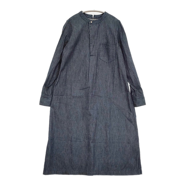 Pal'las Palace プルオーバー バンドカラーシャツワンピース PFOP-1646D サイズ3 ワンピース ネイビー レディース パラスパレス【中古】5-1018M♪