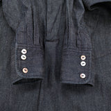 Pal'las Palace プルオーバー バンドカラーシャツワンピース PFOP-1646D サイズ3 ワンピース ネイビー レディース パラスパレス【中古】5-1018M♪