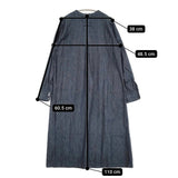 Pal'las Palace プルオーバー バンドカラーシャツワンピース PFOP-1646D サイズ3 ワンピース ネイビー レディース パラスパレス【中古】5-1018M♪