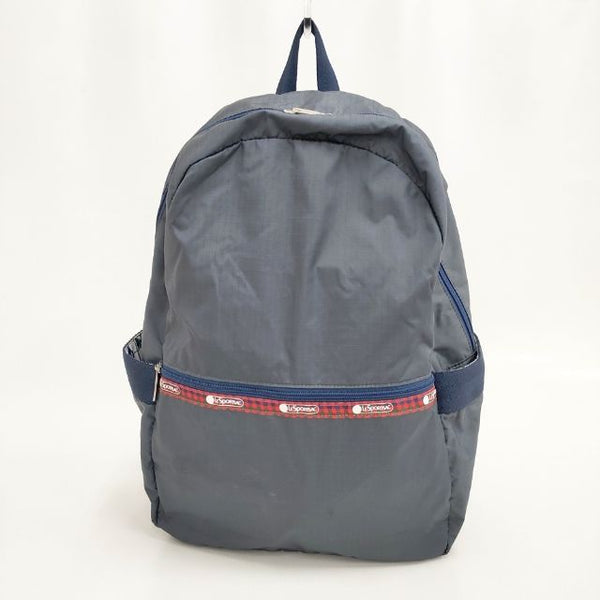 LeSportsac/Familiar コラボ ファミリアチェック リュック・デイパック ネイビー レディース レスポートサック/ファミリア【中古】5-1103G∞
