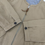 Levi's made&crafted リバーシブル コットンリネンジャケット ブルゾン ベージュ レディース リーバイス【中古】5-1105M∞