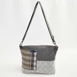 kasurira カスリラ 備後絣 ショルダーバッグ グレー レディース【中古】5-1122G∞