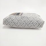 kasurira カスリラ 備後絣 ショルダーバッグ グレー レディース【中古】5-1122G∞