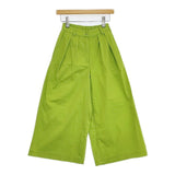 FLY GIRL イタリア製 ワイド パンツ ライトグリーン レディース フライガール【中古】5-1105M∞