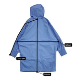 ALYSI イタリア製 コットン コート ライトブルー レディース アリジ【中古】5-1105M∞