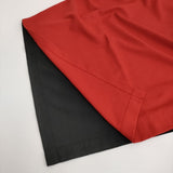 ISSEY MIYAKE ウール混 IL73FH332 サイズ3 バイカラー Vネック ワンピース レッド ブラック レディース イッセイミヤケ【中古】5-0731S♪